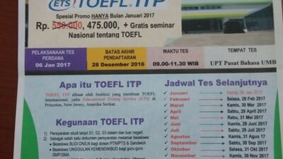 TOEFL ITP UMB