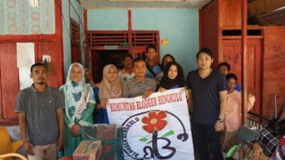 Wujudkan BoBe Tangguh, Komunitas Blogger Bengkulu salurkan donasi untuk masyarakat Bengkulu Tengah